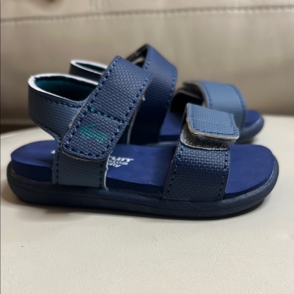 NWOT See Kai Run Basics Water-Friendly Blue Sandals Size 4 - Picture 1 of 10